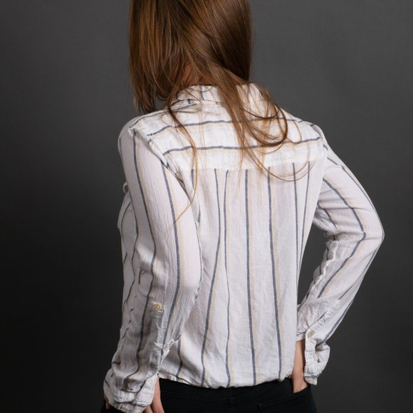 Blue Pin Stripe Button Down by Madewell - Picture 10 of 10